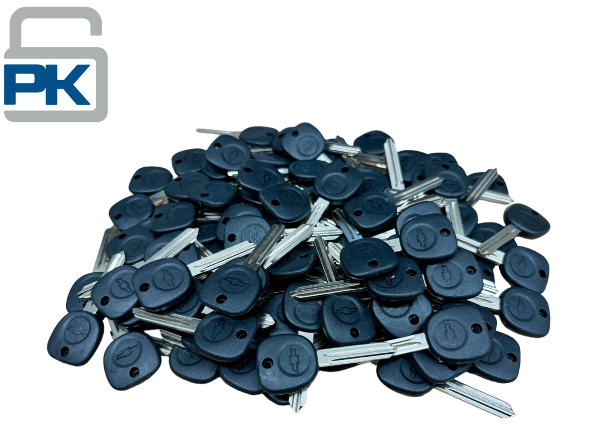 B106 GM Chevrolet Mechanical Key Bowtie Logo B106P 599487 (100 Pack)