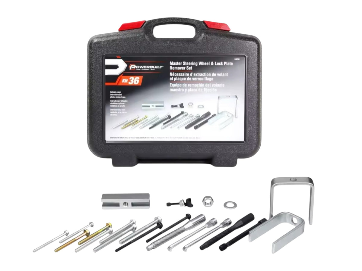Powerbuilt - Master Steering Wheel & Lock Plate Removal Kit