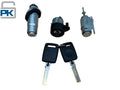 1998-2004 A6 Ignition Door & Trunk Lock Cylinder Set 2 Keys New