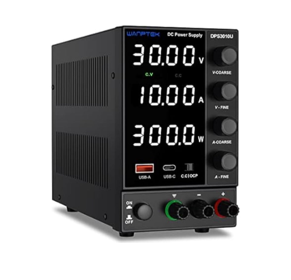 Wanptek - DC Variable Power Supply Adjustable 30V / 10A