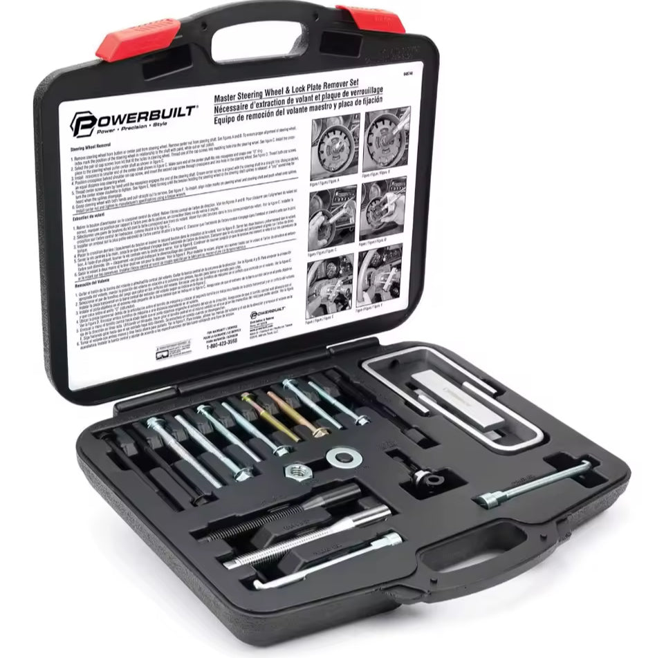 Powerbuilt - Master Steering Wheel & Lock Plate Removal Kit