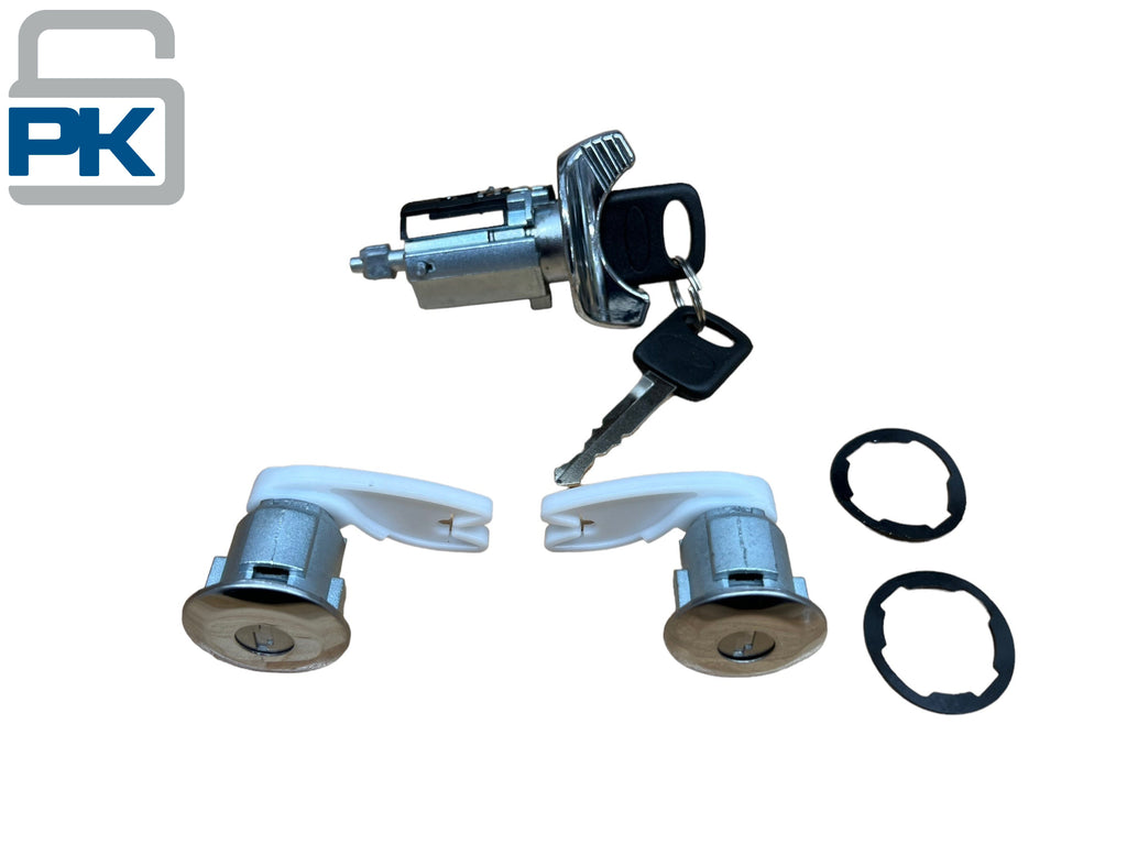 1992-1996 Ford Ignition & Door Lock Cylinder Set (Aftermarket)