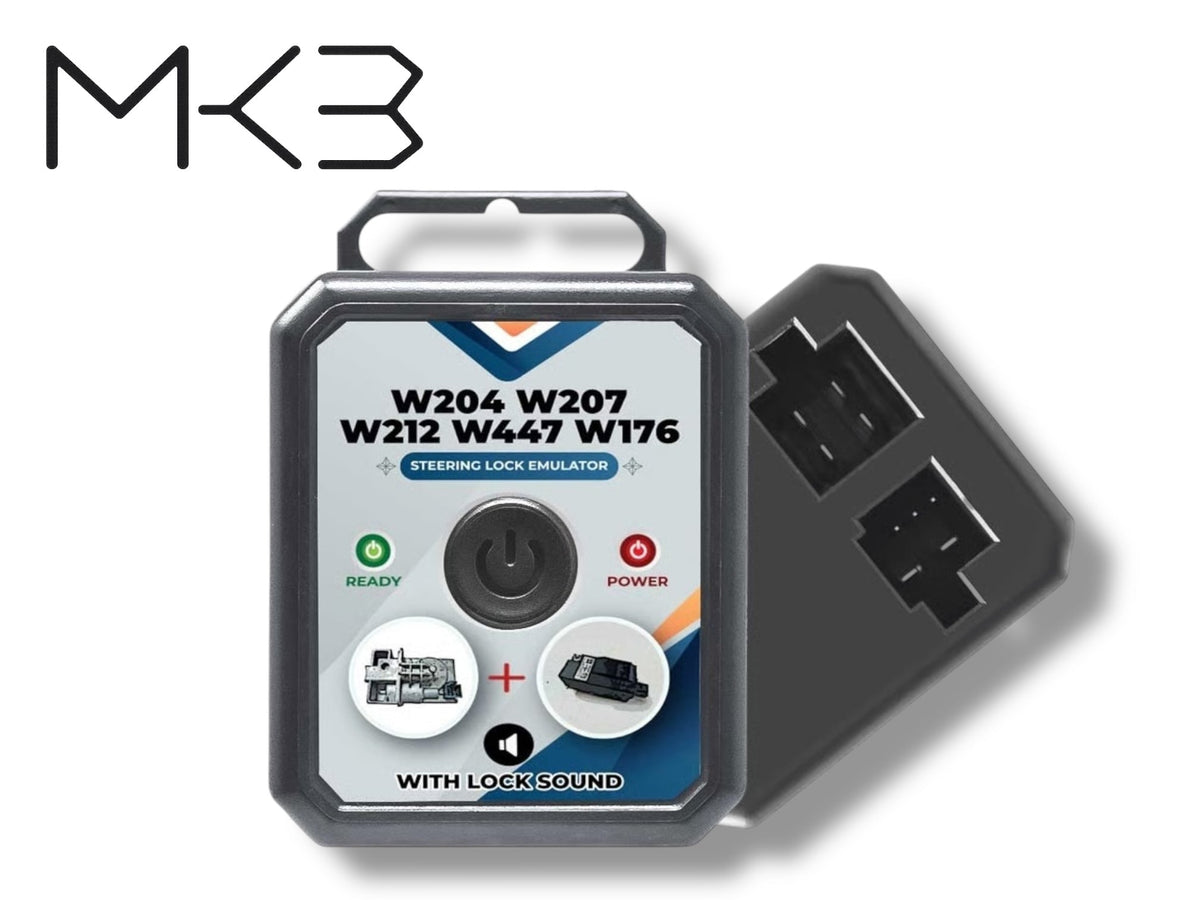 MK3 Mercedes Benz ESL / ELV Steering Lock Simulator Emulator with Lock Sound W204 / W207 / W212 / W176 / W447 / W246 (2 Plug)
