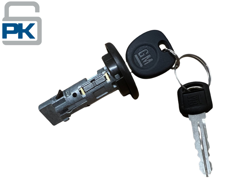 2001-2006 GM Silverado Sierra Tahoe Ignition Lock Cylinder 2 Keys Coded OEM