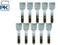 Acura Honda Metal Service Key Test Blade HO01 HON66 (10 Pack)