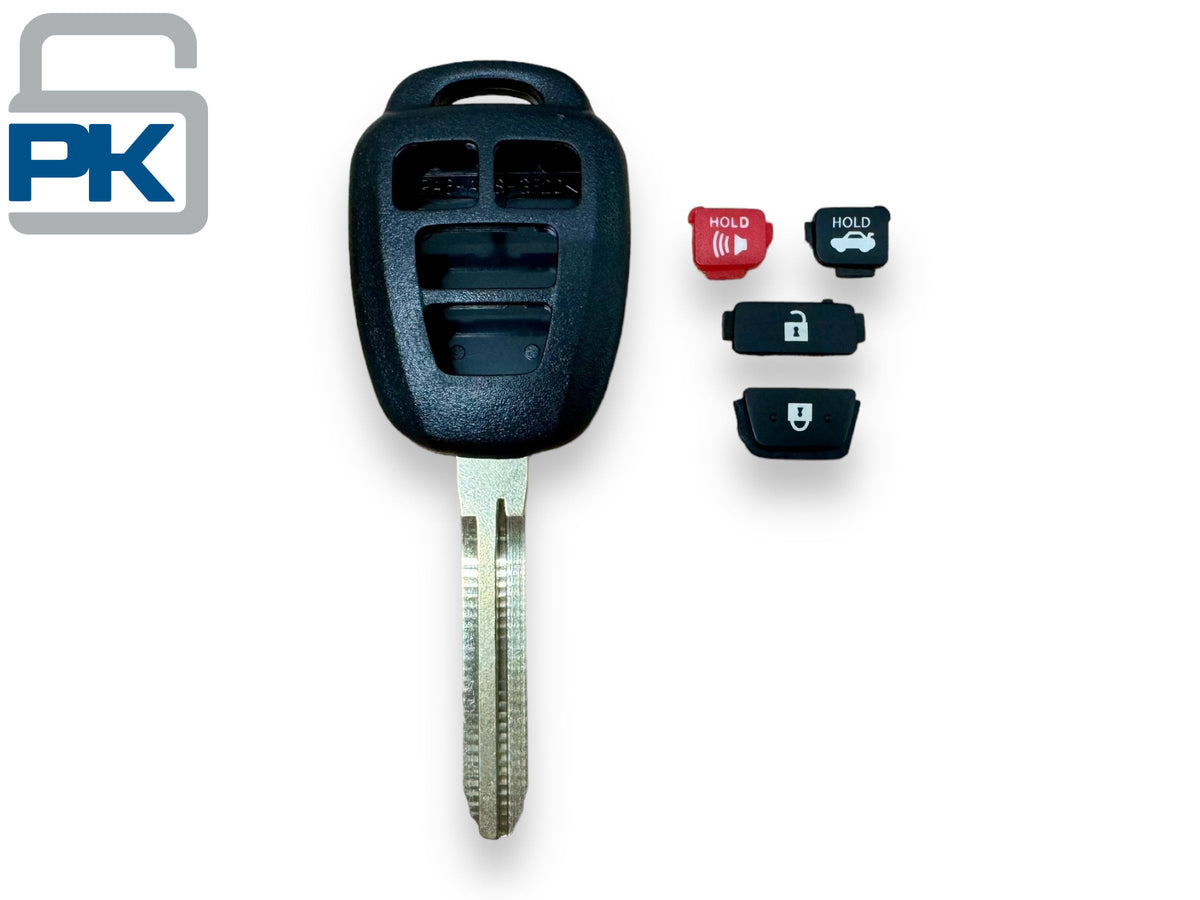 2012-2019 Toyota Camry Corolla Highlander 4-Button Remote Key Shell HYQ12BDM, HYQ12BEL