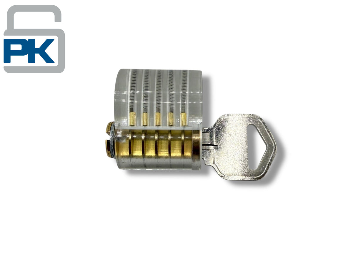 Transparent Kwikset KW1 Practice Lock (5-Pin)