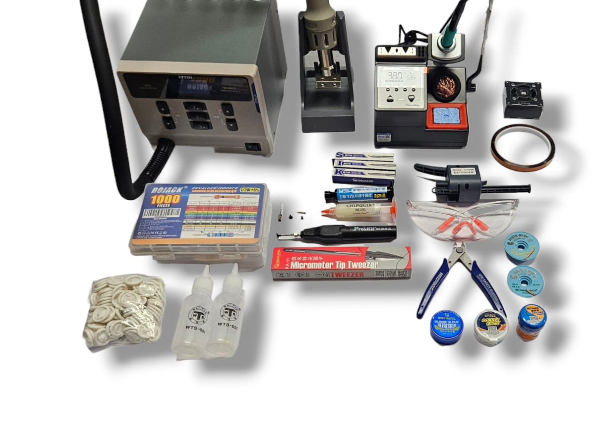 Professional Advance Soldering Kit + Hot Air Gun