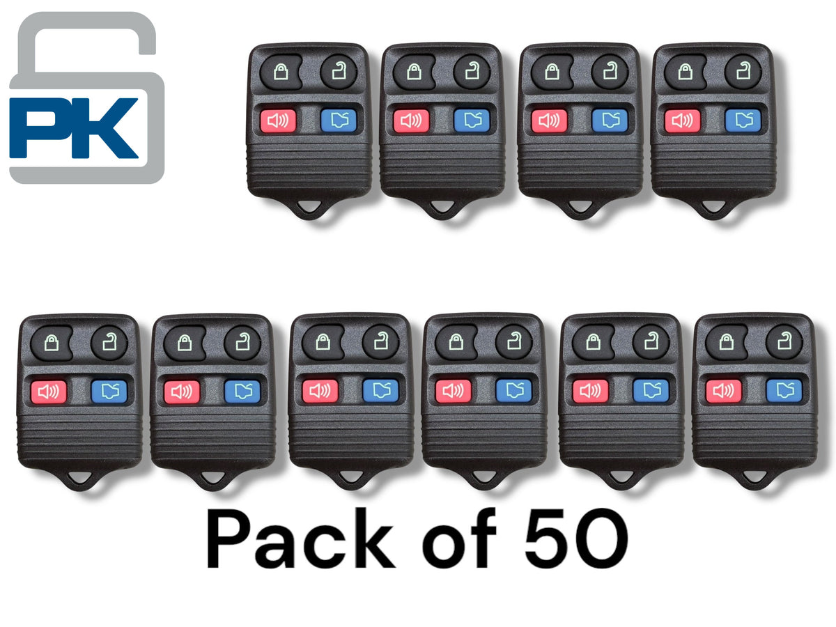 98-14 Ford Lincoln Mercury 4-Button Keyless Entry Remote New CWTWB1U311 (50 Pack)