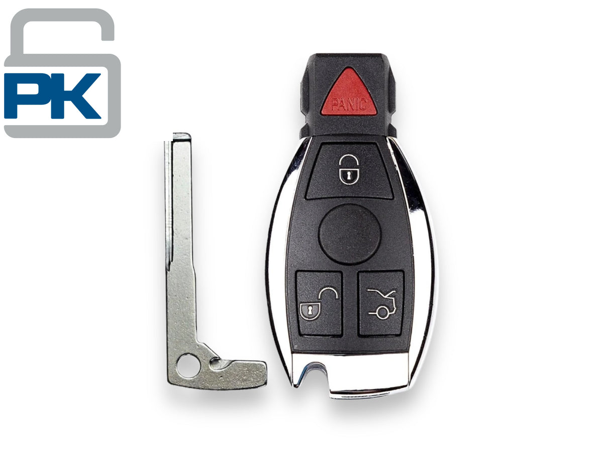 97-14 Mercedes Benz Fobik Key 4-Button IYZ-3312 / 315 MHz (Single Battery)