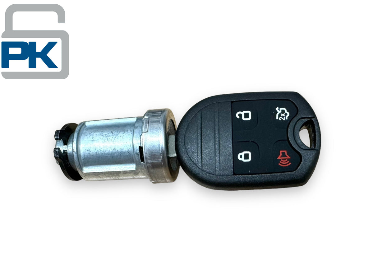 07 & Up Edge Fusion Mustang Navigator Ignition Lock Cylinder Switch With 2 Remote Keys New AU5Z-11582-B