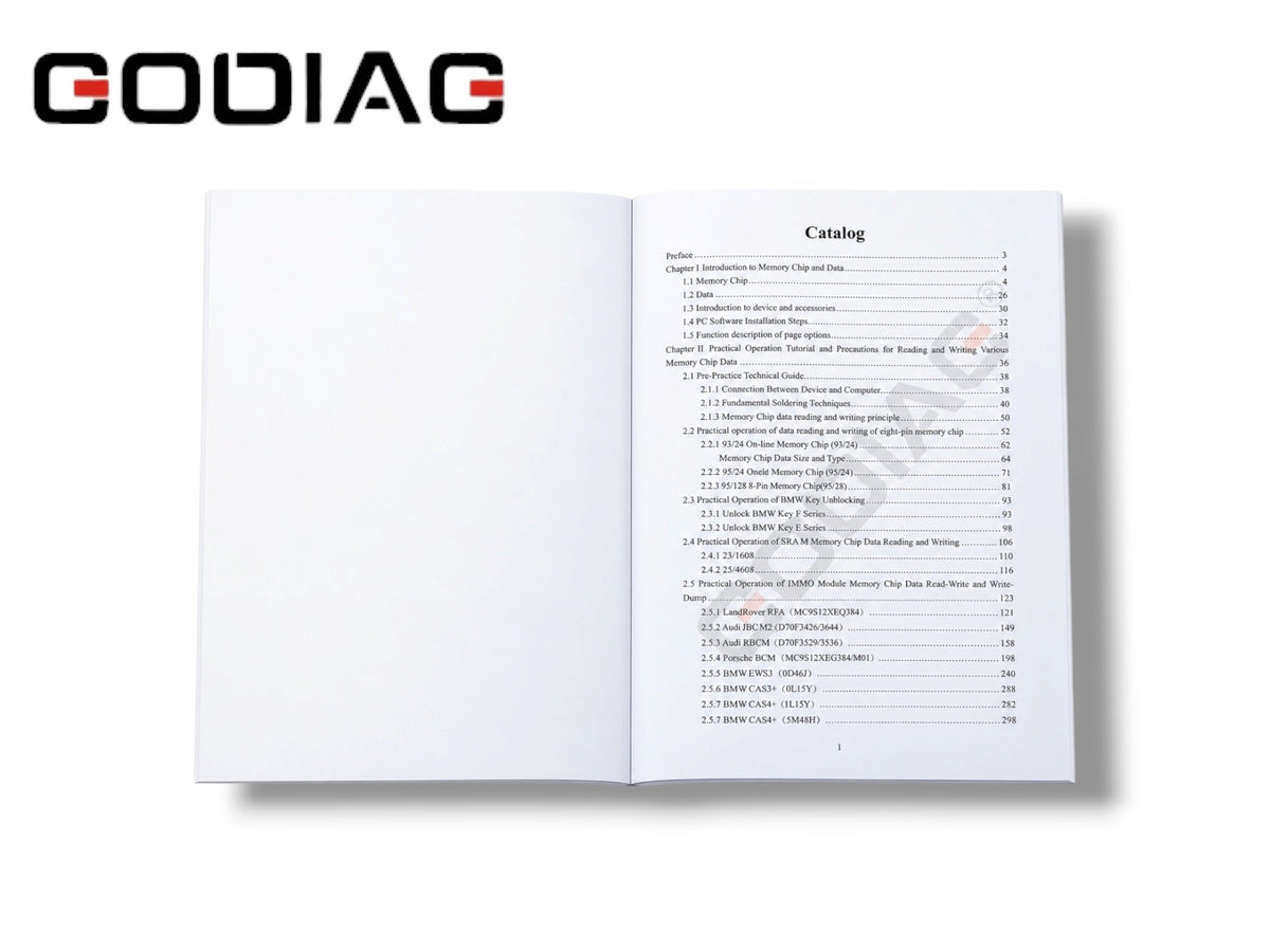 Godiag - Xhorse Multi-Prog Mastering Book – Automotive ECU / TCU / Programming Guide