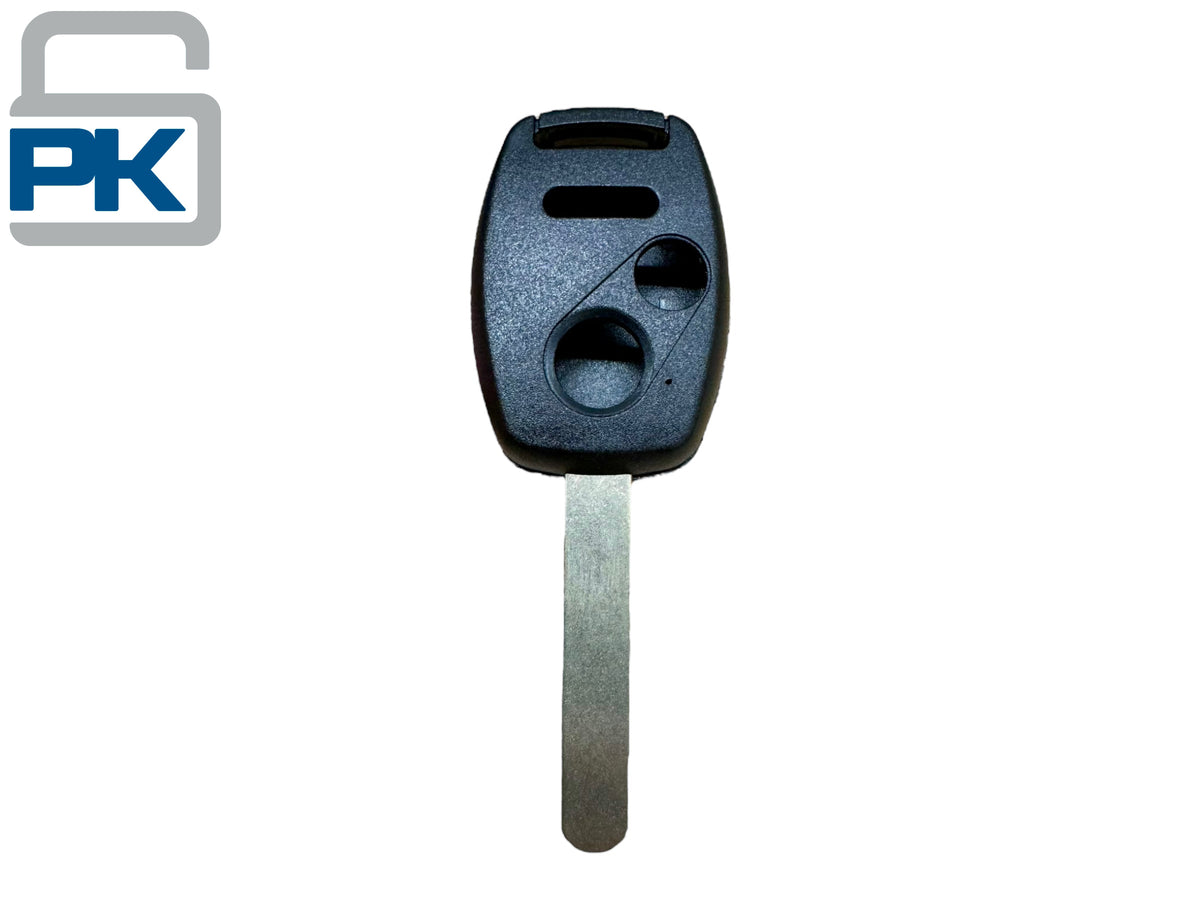 2002-2014 Honda 3 Button Remote Head Key Shell With Chip Slot HO01 OUCG8D-380H-A