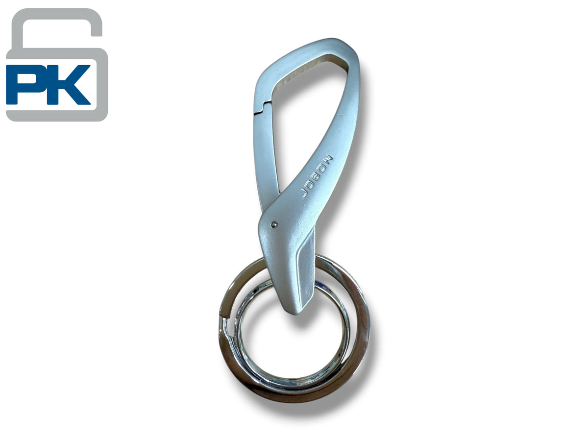 Jobon Clip Key Chain - Chrome