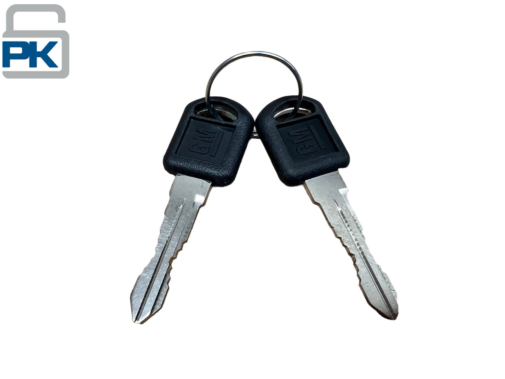 1995-1998 Silverado Tahoe Suburban Door Lock Cylinder Set 2 Keys New 12549131