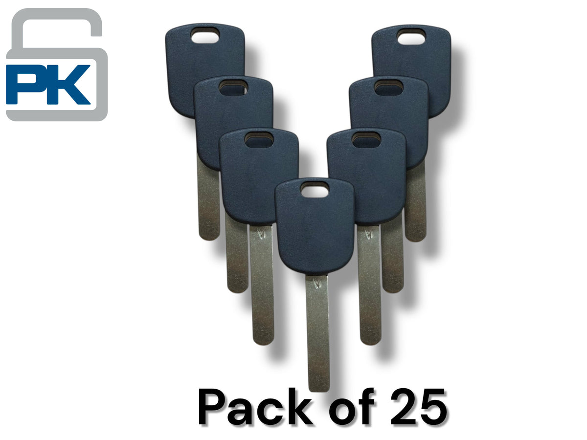 HO03 / HO03-PT Honda Transponder Key (46 Chip)(Aftermarket) (25 Pack)