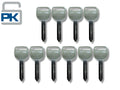B102 / P1113 - Metal Key Blank for GM (10 Pack) (Aftermarket)