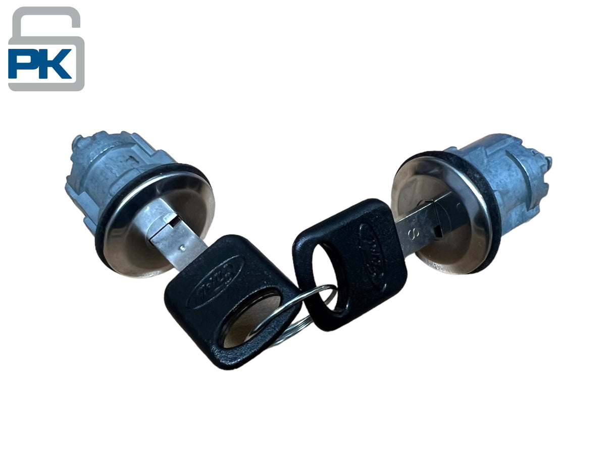97-20 Ford Door Lock Cylinder Set Pair 2 Keys Matched (New OEM)
