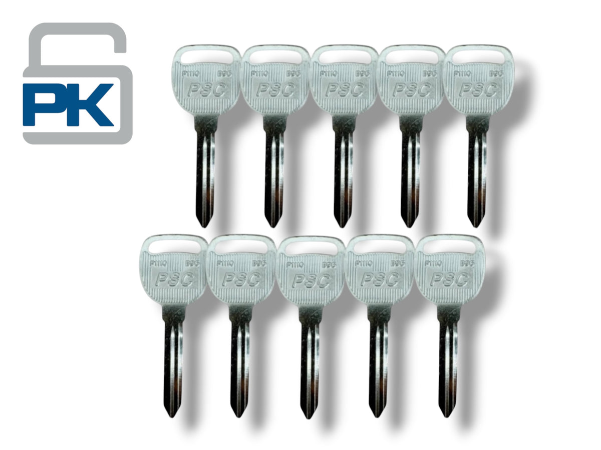 B96 GM Saturn Metal Key Blank P110 598007 (10 Pack)