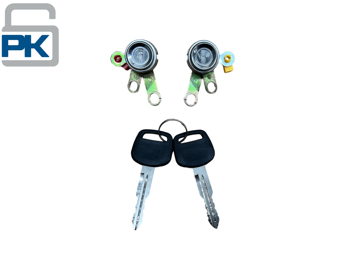1992-1996 Camry Door Lock Cylinder Set 2 Keys New