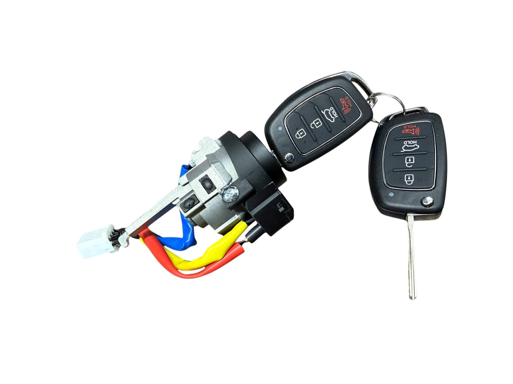 16-21 Hyundai Tucson Ignition Lock Cylinder With 2 Remote Flip Keys PN: 81900-D3E00 (Aftermarket)