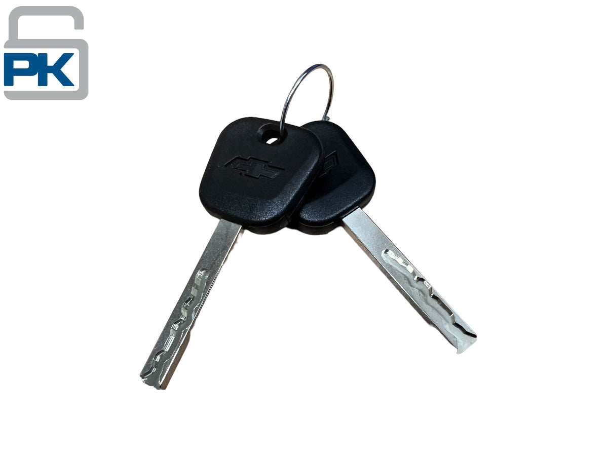 14-22 Silverado Sierra Tahoe Spare Tire Lock Cylinder 2 Keys New OEM 22855172