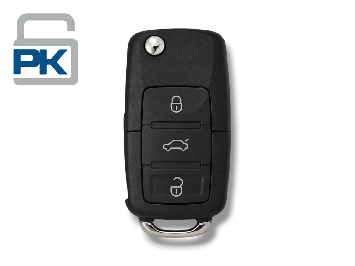 98-02 Volkswagen Flip Key 4-Button / 1J0959753T / 315 MHz (Aftermarket)