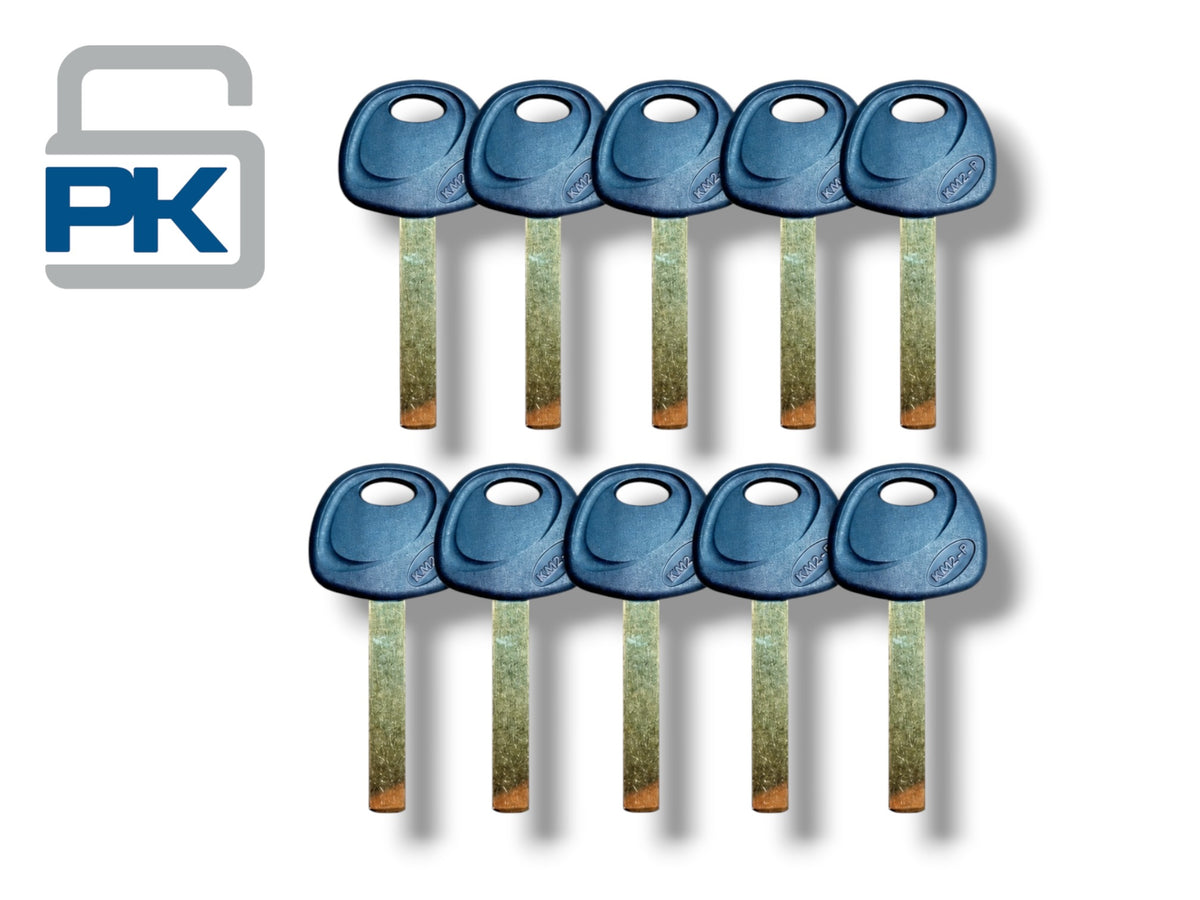 KK12-P KK12 VA2T Plastic Head Key Blank Hyundai Kia New (10 Pack)