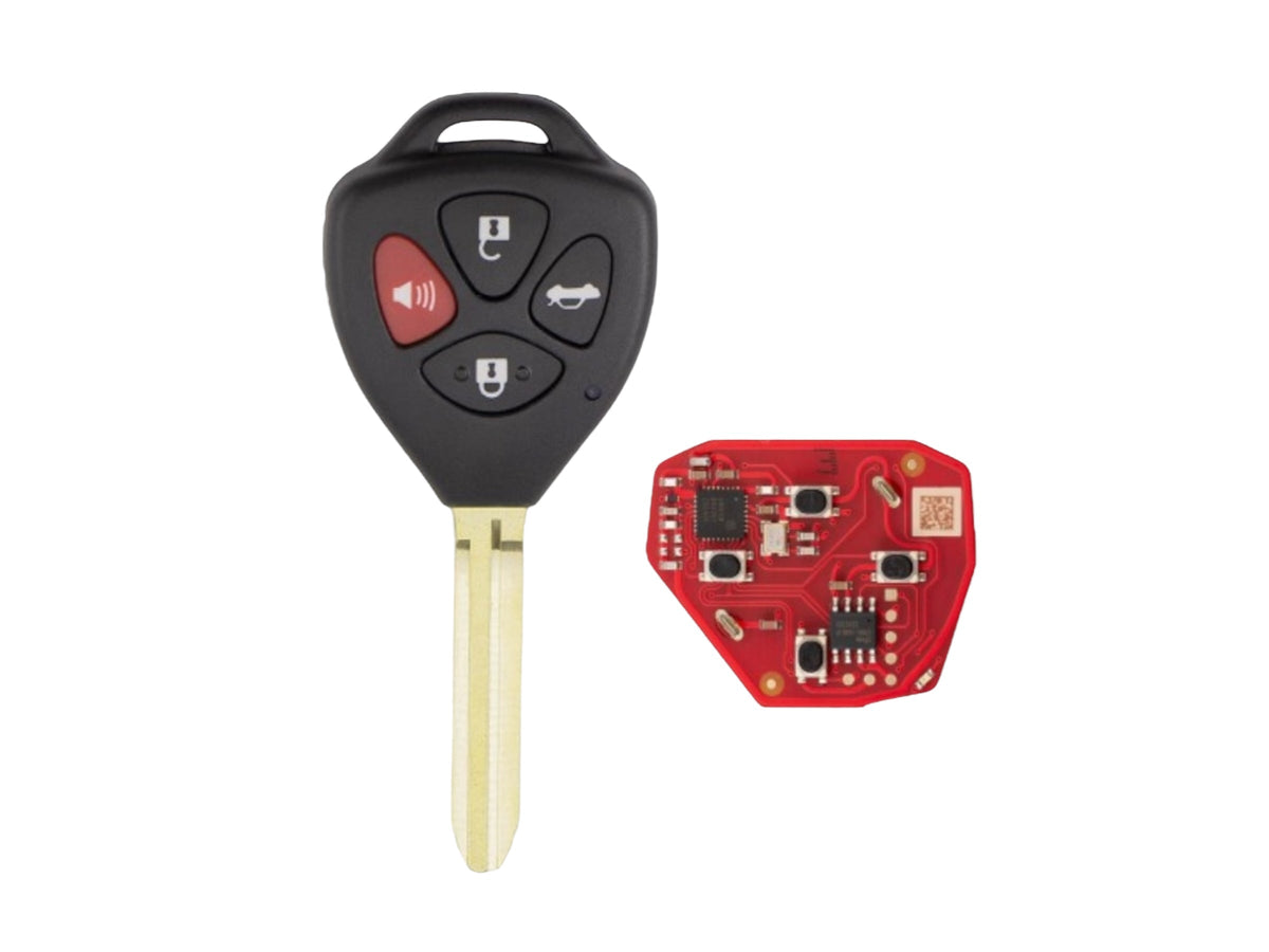 Xhorse - Toyota Style Universal Wire Remote Key 4-Button / 2nd Gen (XKTO22EN)