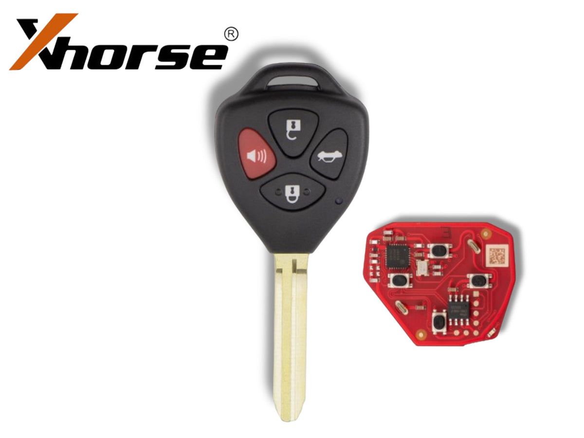 Xhorse - Toyota Style Universal Wire Remote Key 4-Button / 2nd Gen (XKTO22EN)
