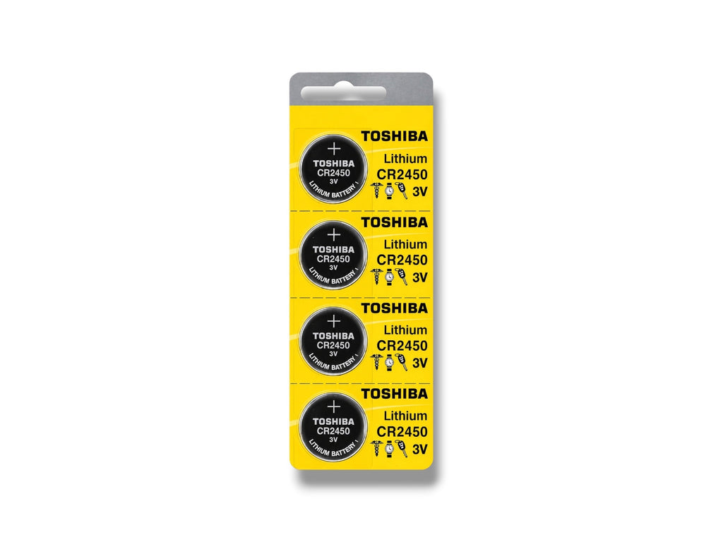 Toshiba - CR2450 - 3V Lithium Battery (4 Pack)
