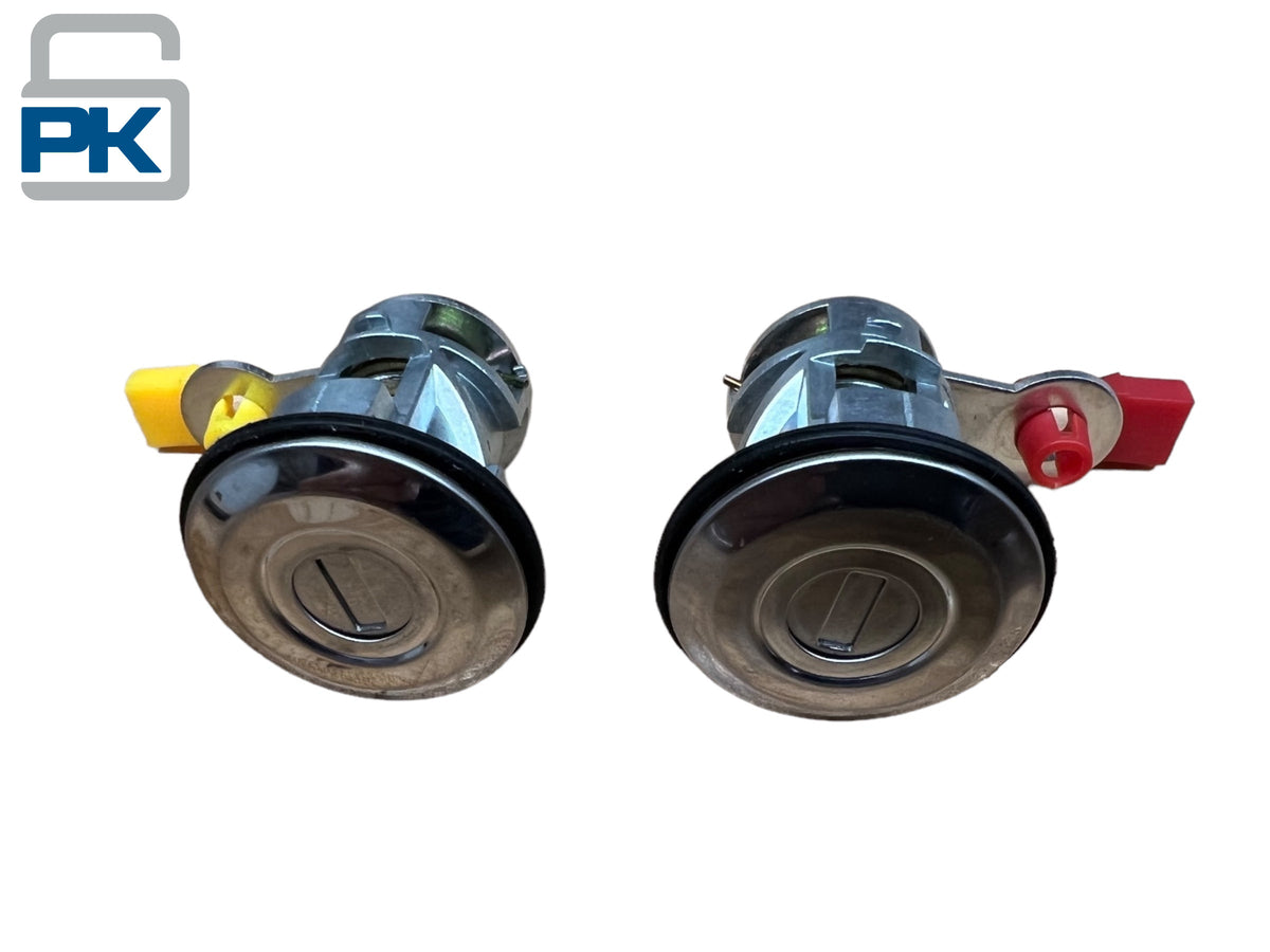 1998 & Up Altima Frontier Pathfinder Door Lock Cylinder Pair Set 2 Keys New