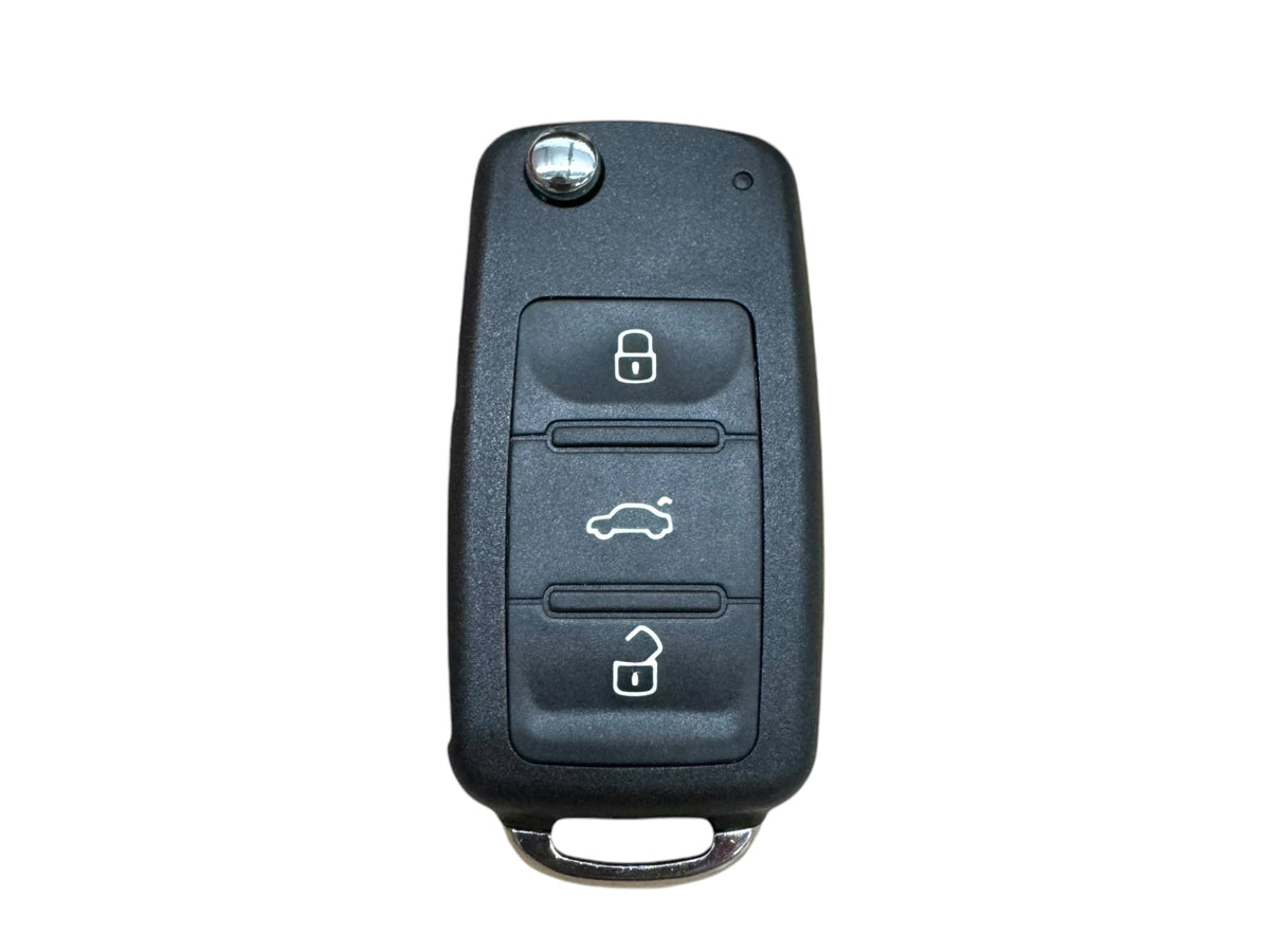 17-18 Volkswagen Flip Key Shell NBGFS93N / PN: 5KO837202AD (Aftermarket)(10 Pack)