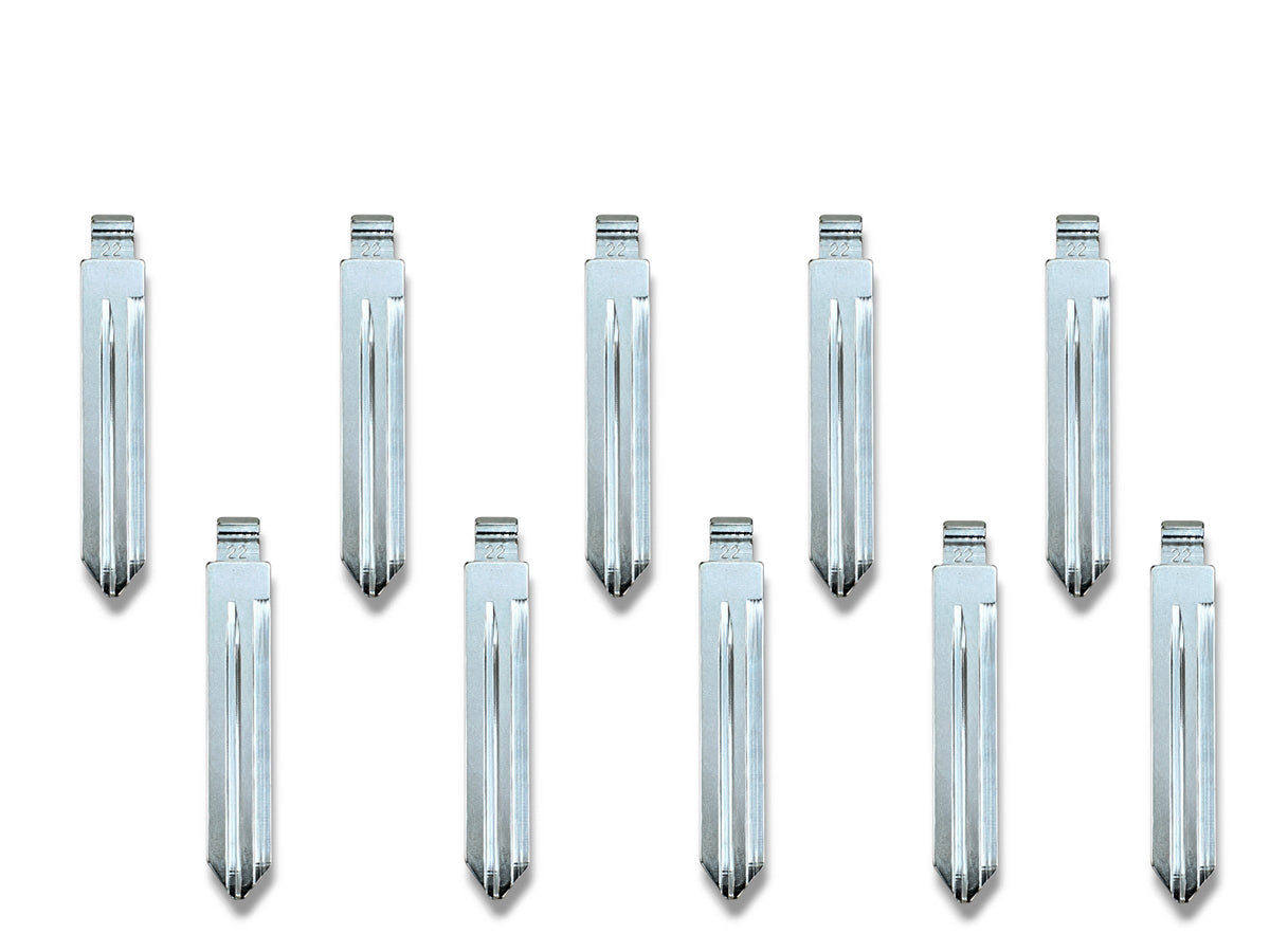 10x Xhorse Keydiy Universal Flip Key Remote Key Blades Nissan DA34 NSN14
