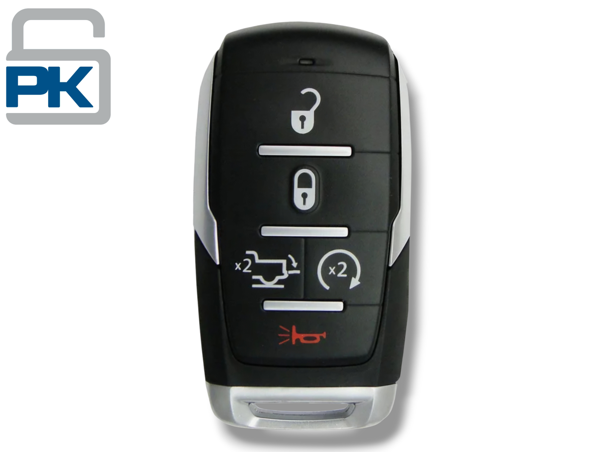 25-26 Ram 1500 Smart Key 5-Button FCC: OHT-4882056 PN: 68523814AA (Aftermarket)