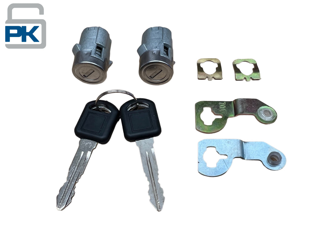 2001-2006 GM Silverado Sierra Tahoe Door Lock Cylinder Pair Set 2 Keys New 15298924