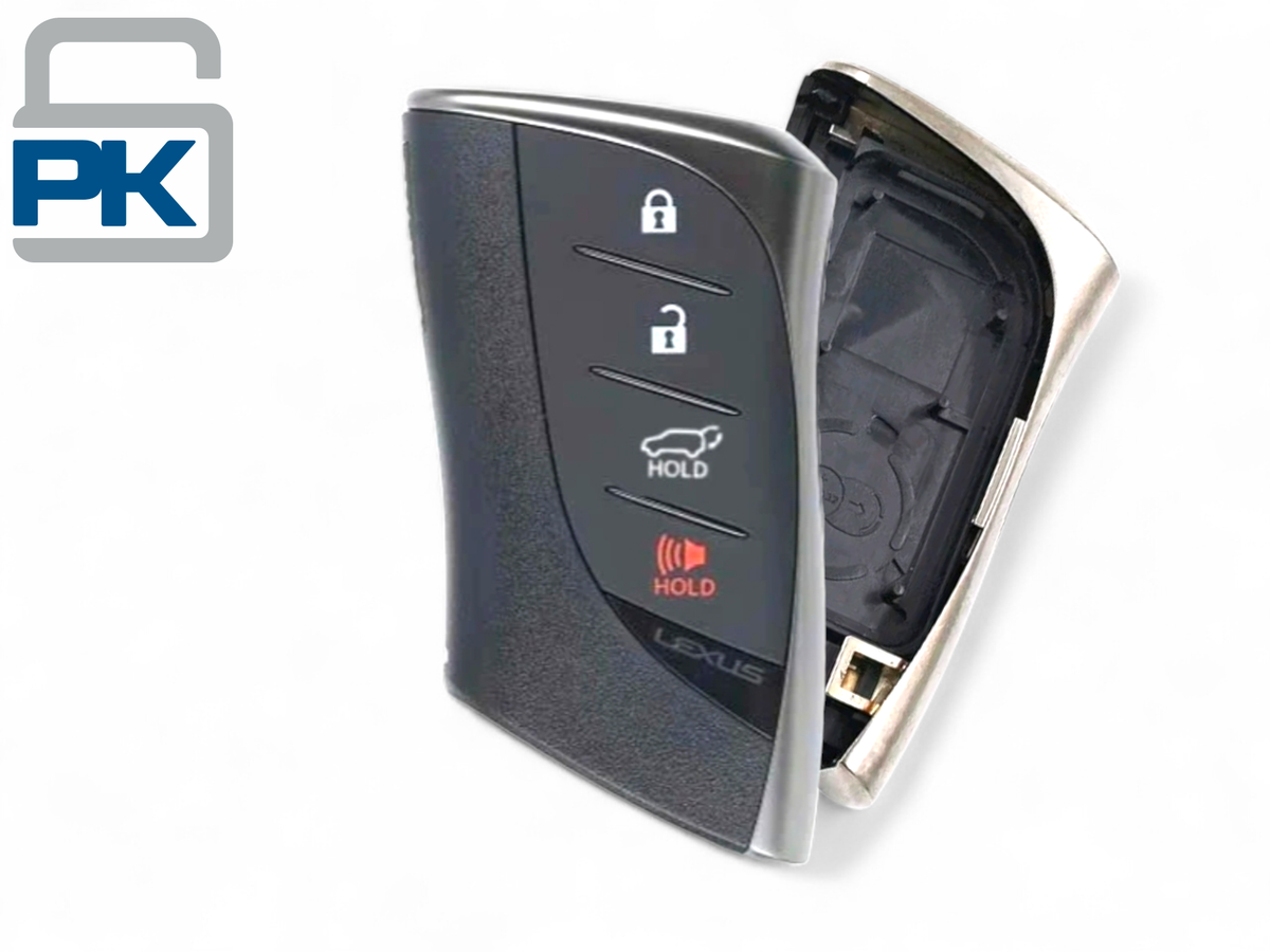 19-24 Lexus Smart Key Shell 4-Button FCC: HYQ14FBF (Aftermarket)