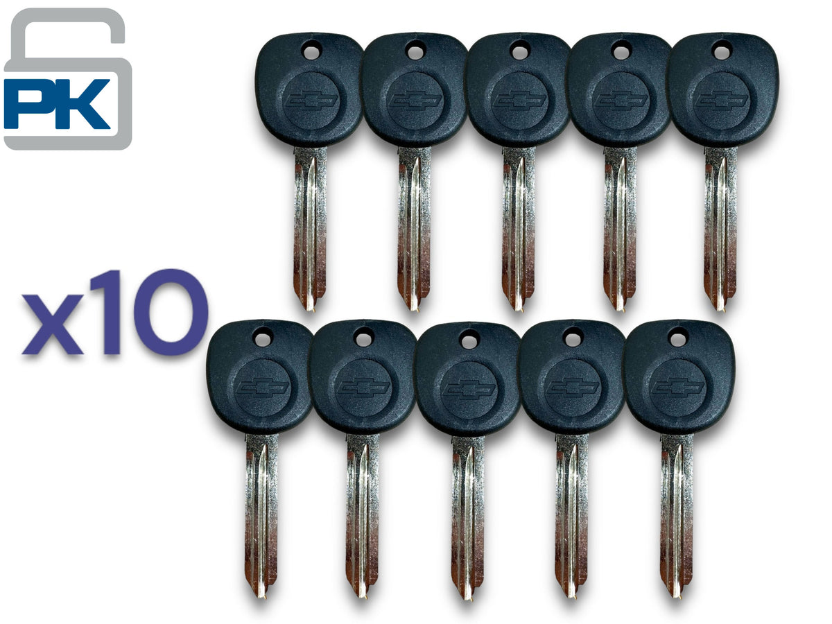 B106 GM Chevrolet Mechanical Key Bowtie Logo B106P 599487 (100 Pack)