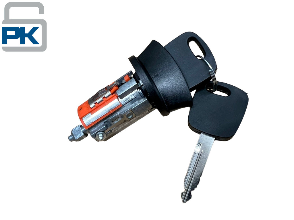 96-04 Ford Ignition Lock Cylinder / 2 Chip Keys / 4C / 707624C (Aftermarket)