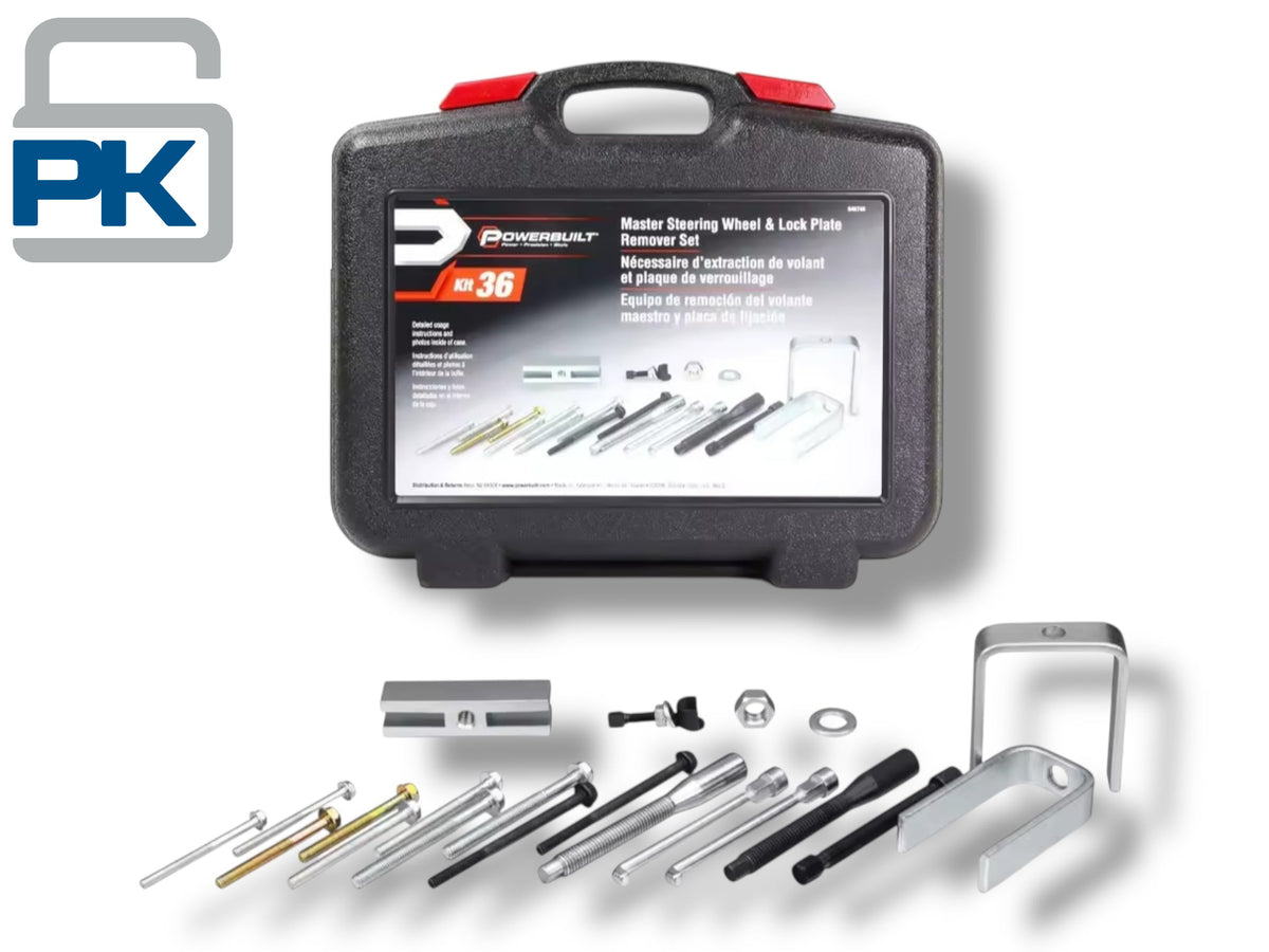 Powerbuilt - Master Steering Wheel & Lock Plate Removal Kit