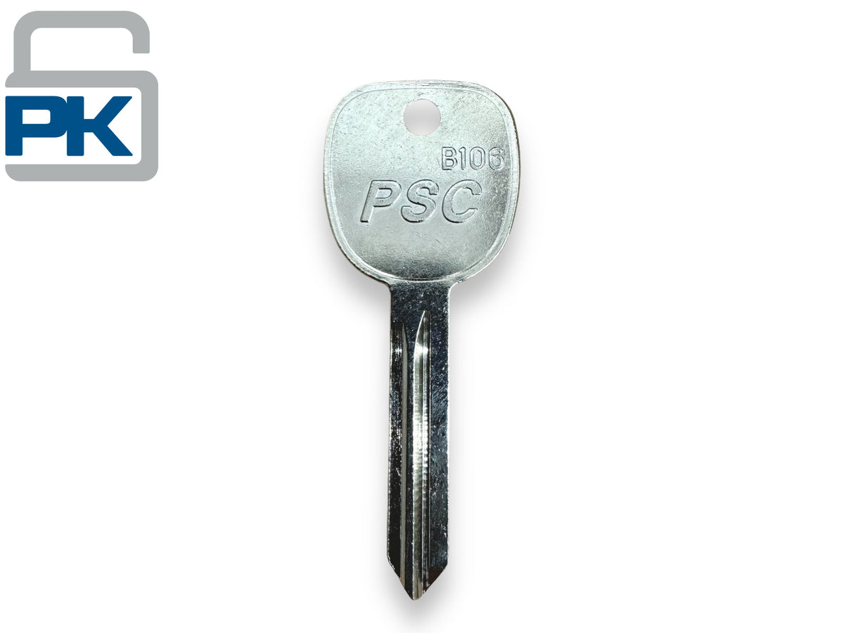 B106 / P1115 GM Metal Key Blank (Aftermarket) (100 Pack)