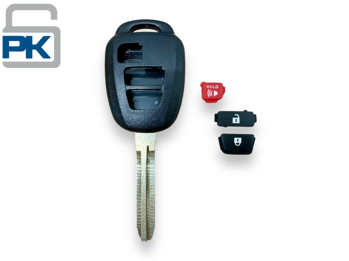 2012-2021 Toyota Scion 3-Button Remote Key Shell MOZB52TH, GQ4-52T, HYQ12BDM