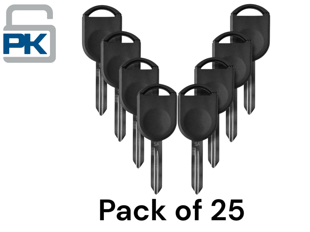 25 x H92 / H92-PT Transponder Key Ford Lincoln Mercury Mazda (4D63 80 Bit)(Aftermarket)(25 Pack)