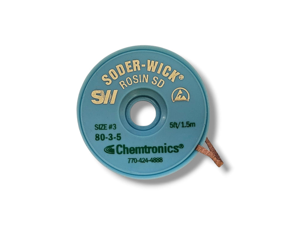 Chemtronics - Soder-Wick Desoldering Braid Size # 3 - 5ft (80-3-5)