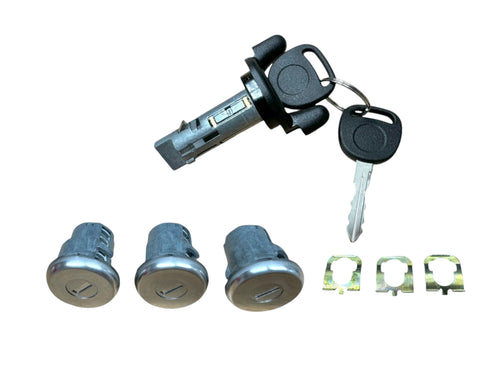 01-05 GM Astro Safari Ignition & 3 Door Lock Cylinder Set 2 Keys Matched New