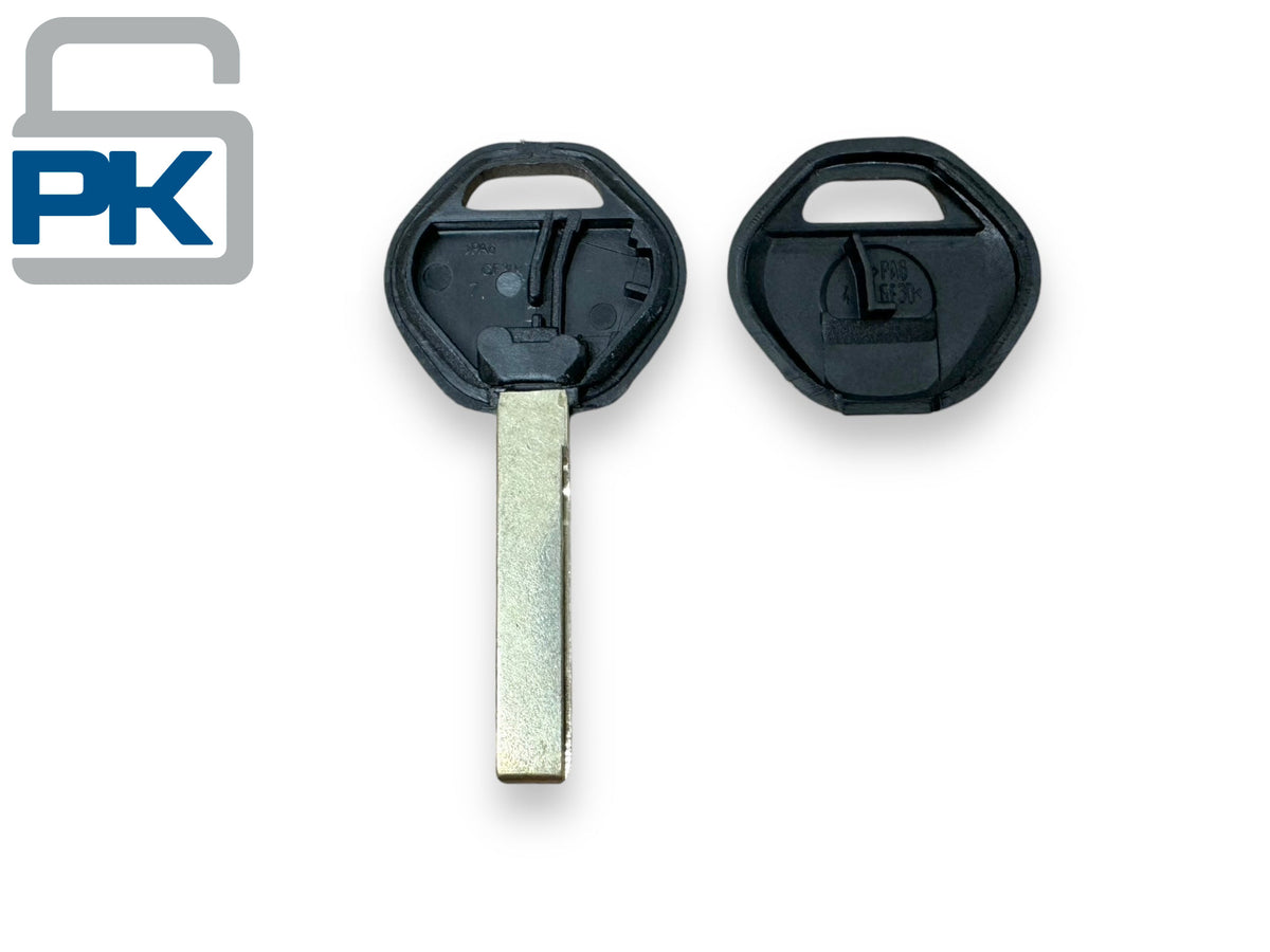 00-09 BMW Transponder Key Shell New 2 Track HU92 (No Chip)