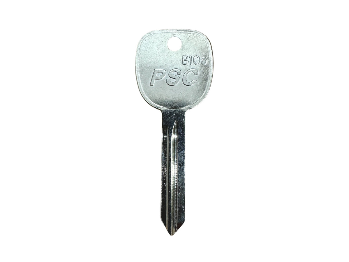 B106 / P1115 GM Metal Key Blank (Aftermarket) (10 Pack)