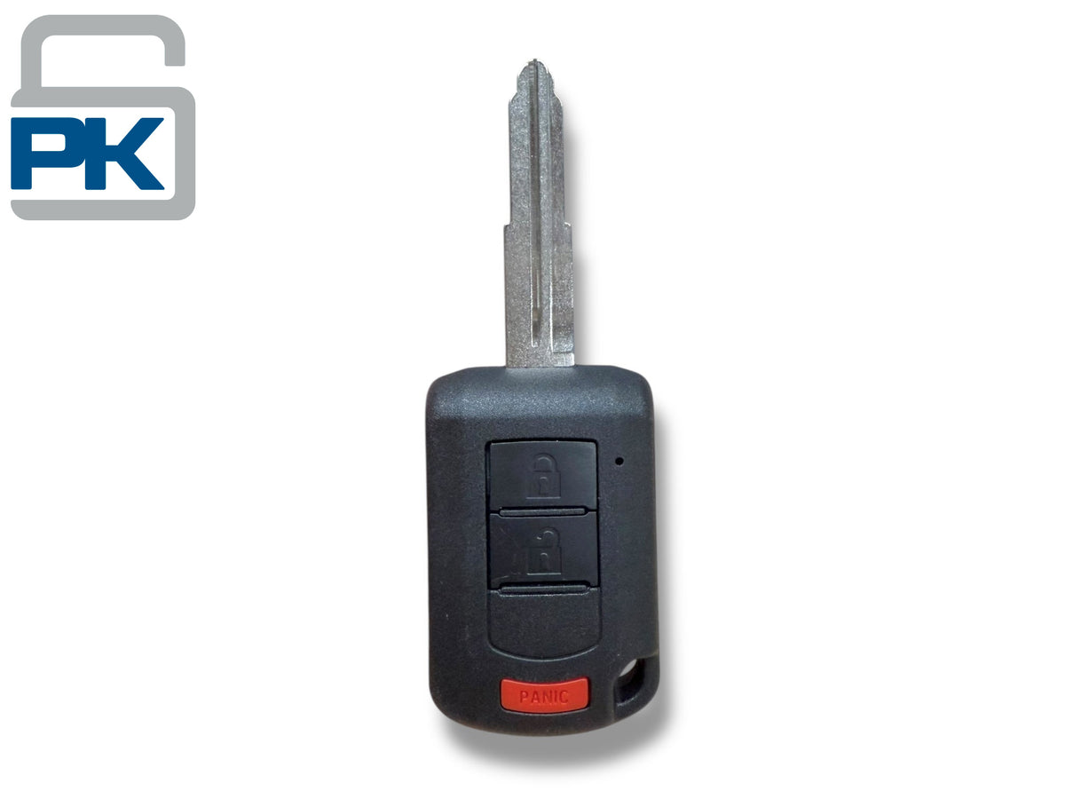 18-25 Mitsubishi Eclipse Cross Remote Head Key 3-Button OUCJ166N / PN: 6370C135 (Aftermarket)