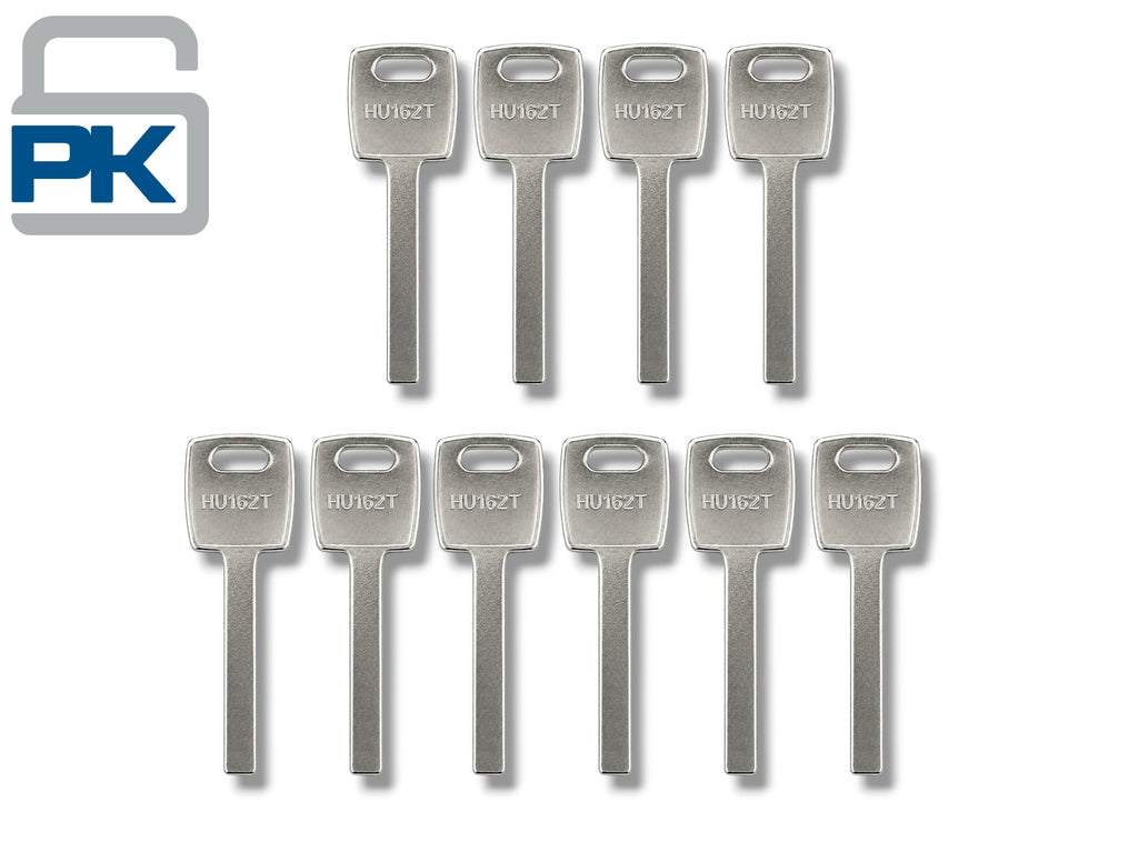 HU162T - Audi Volkswagen Metal Key Blank (Aftermarket) (100 Pack)
