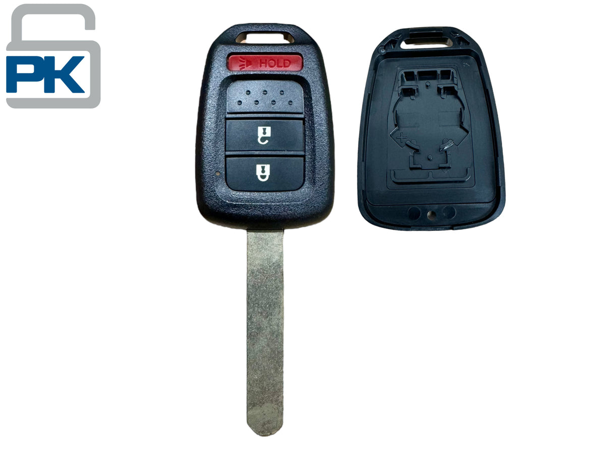 2014-2016 CR-V 2015-2020 Fit 3 Button Remote Head Key Shell Honda MLBHLIK6-1T
